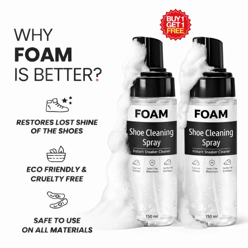 Water-Free Foam Shoe Cleaner  BUY 1 GET 1 FREE 240 ML