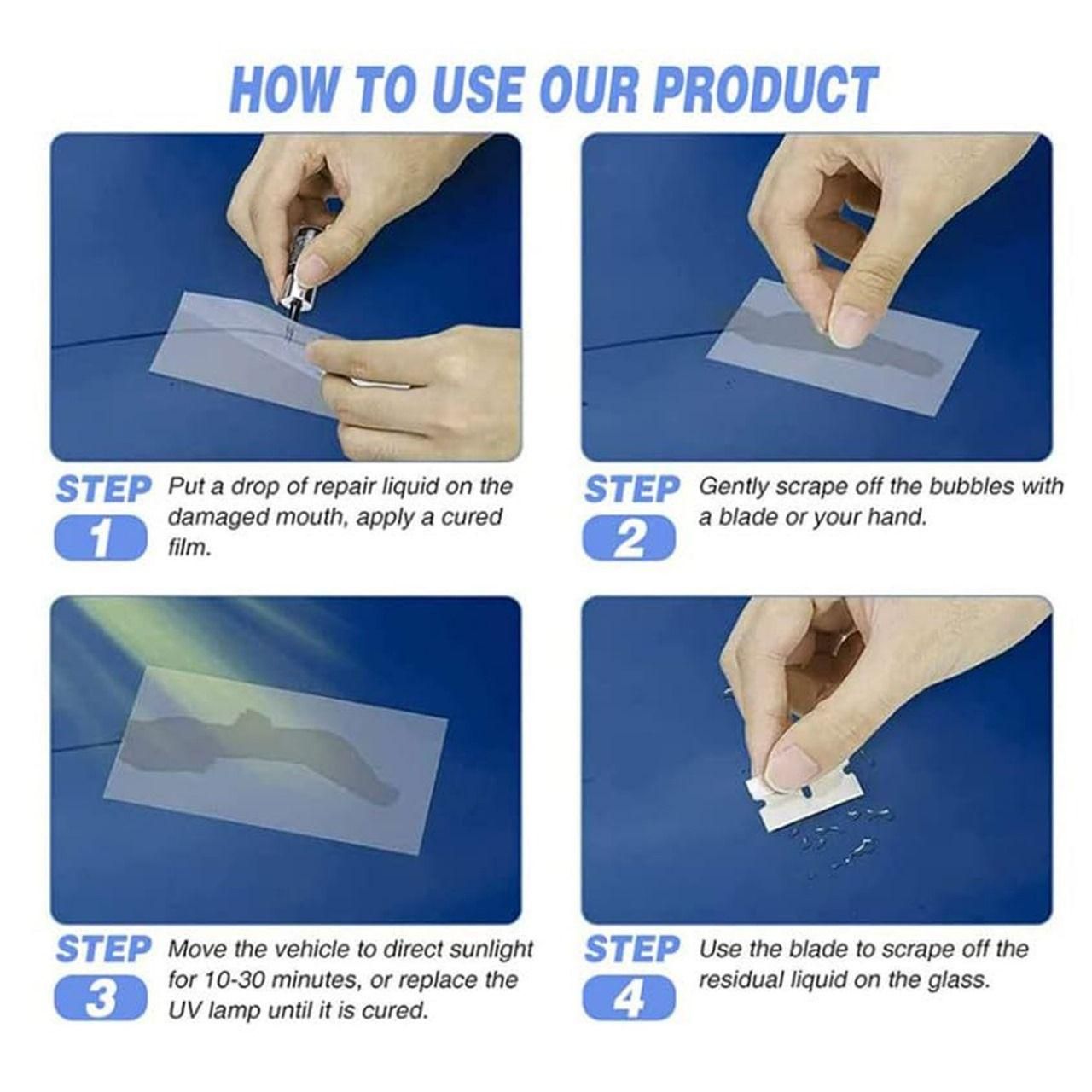 GLASS REPAIR KIT (BUY 1 GET 1 FREE)