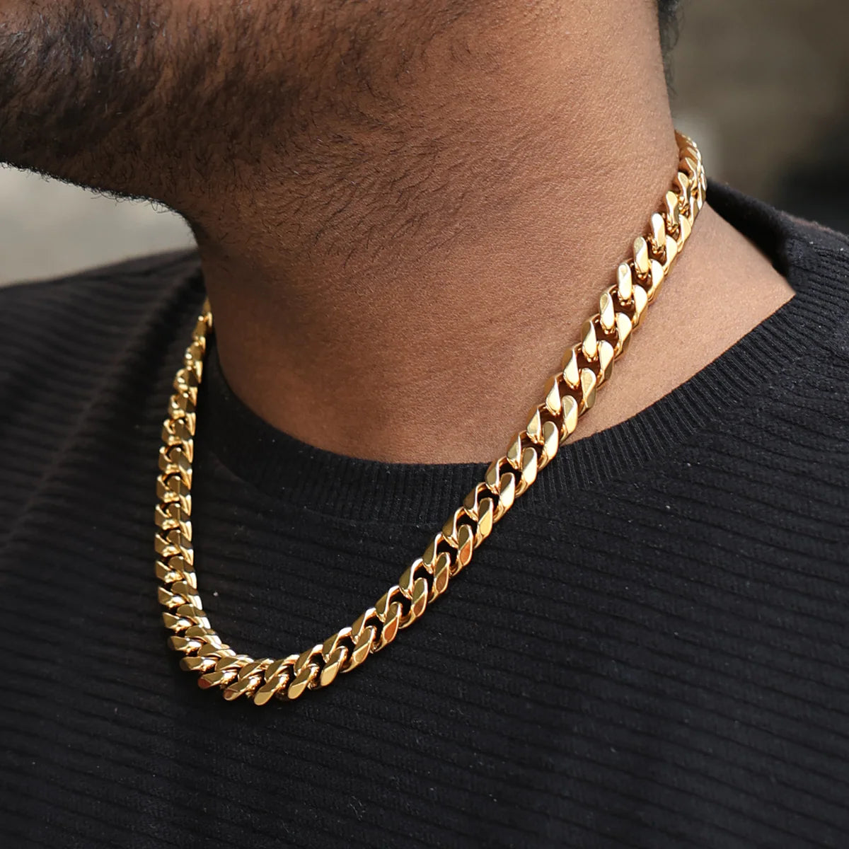 CUBAN GOLD PLATED CHAIN