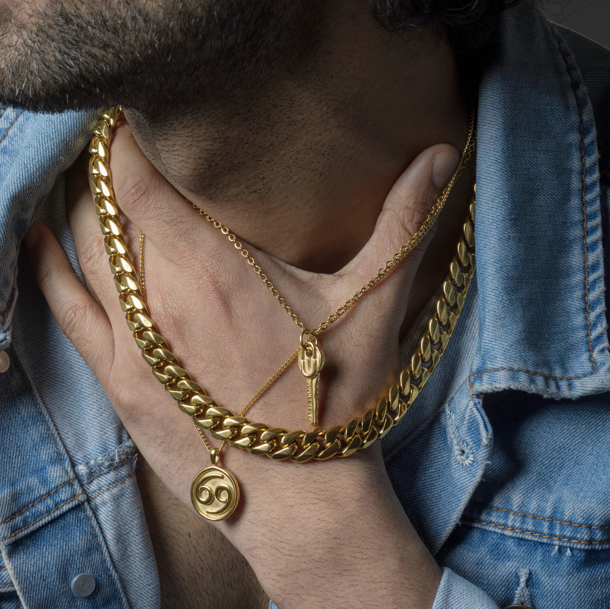 CUBAN GOLD PLATED CHAIN